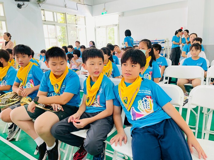 附小管樂團與上安國小藝才班的交流活動