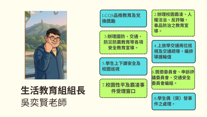 生教組組長吳奕賢